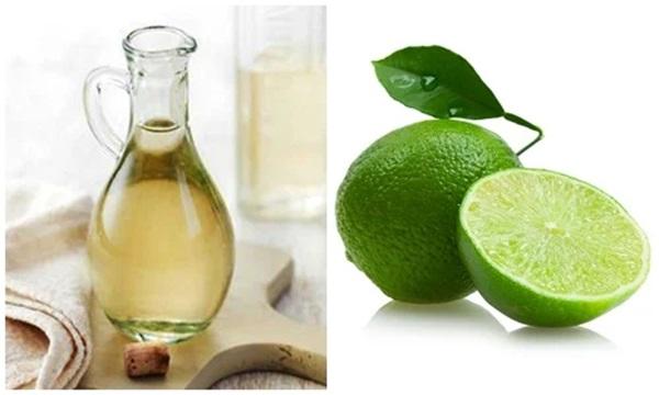 Sử dụng giấm trắng kết hợp với chanh để tiêu diệt mối đất